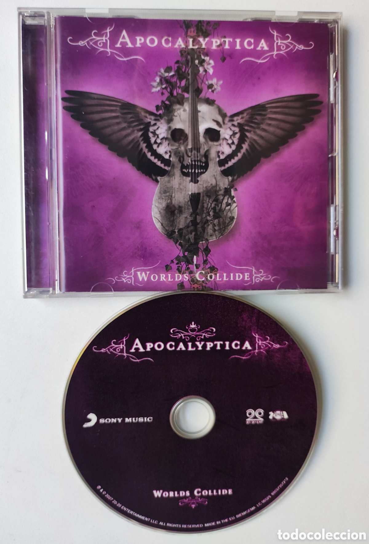 CDs de m&uacute;sica: APOCALYPTICA - WORLDS COLLIDE / CD 2007 SONY & BMG - CHELO METAL SINF&Oacute;NICO