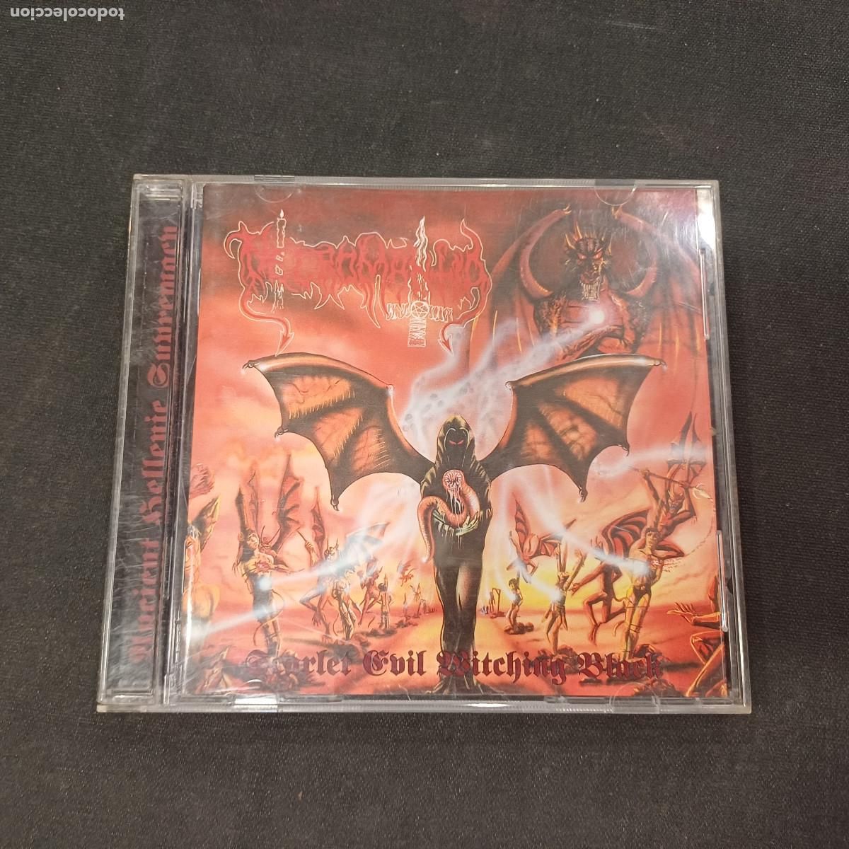 CDs de m&uacute;sica: NECROMANTIA/SCARLET EVIL WITCHING BLACK/CD METAL.