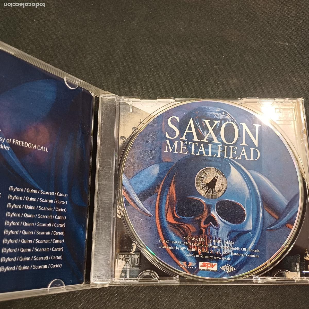 CDs de m&uacute;sica: SAXON/METALHEAD/CD METAL. - Foto 2