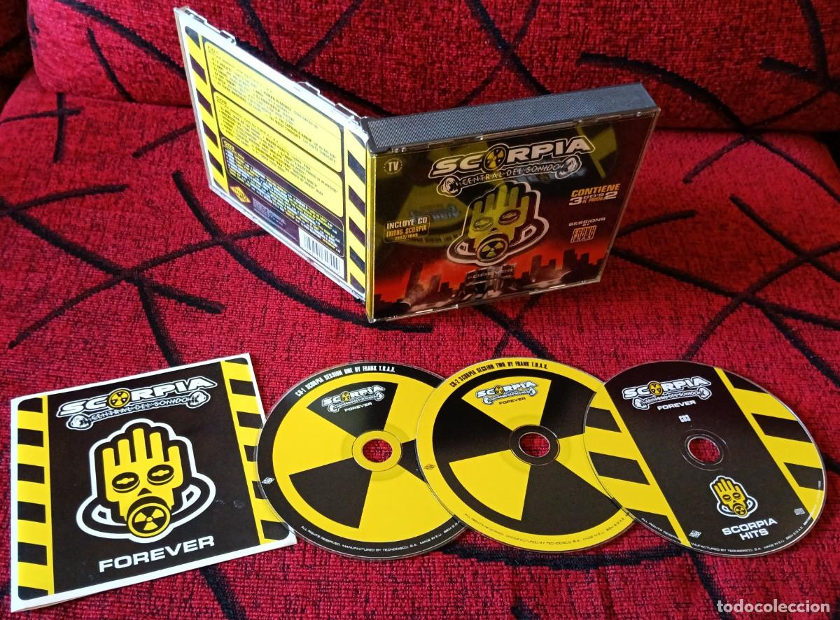 CDs de m&uacute;sica: SCORPIA FOREVER 1998 TRIPLE CD DJ WAG Mauro Picotto RMB Sunbeam DUNE Jones & Stephenson