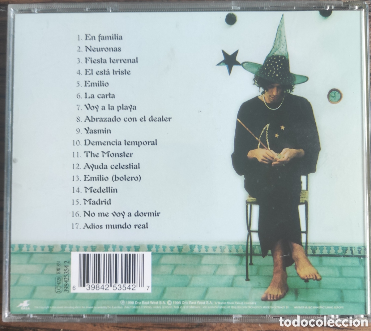 CDs de m&uacute;sica: CD Andy Chango &ndash; Andy Chango (Edici&oacute;n Original EastWest / Warner 1998) - Foto 2