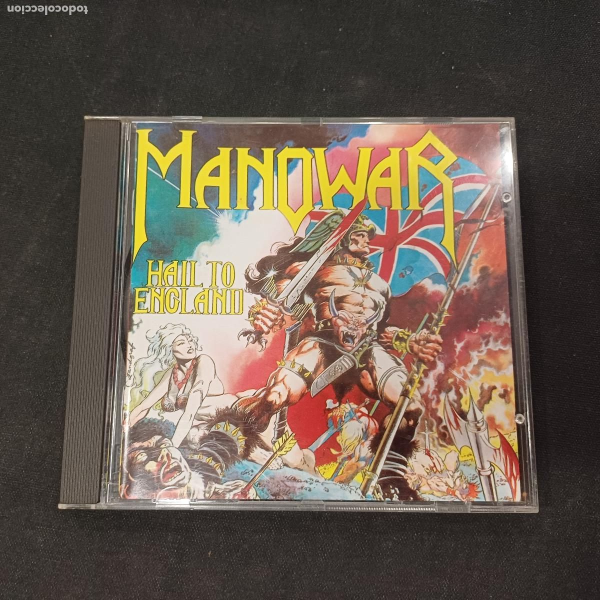CDs de m&uacute;sica: MANOWAR/HAIL TO ENGLAND/CD METAL.