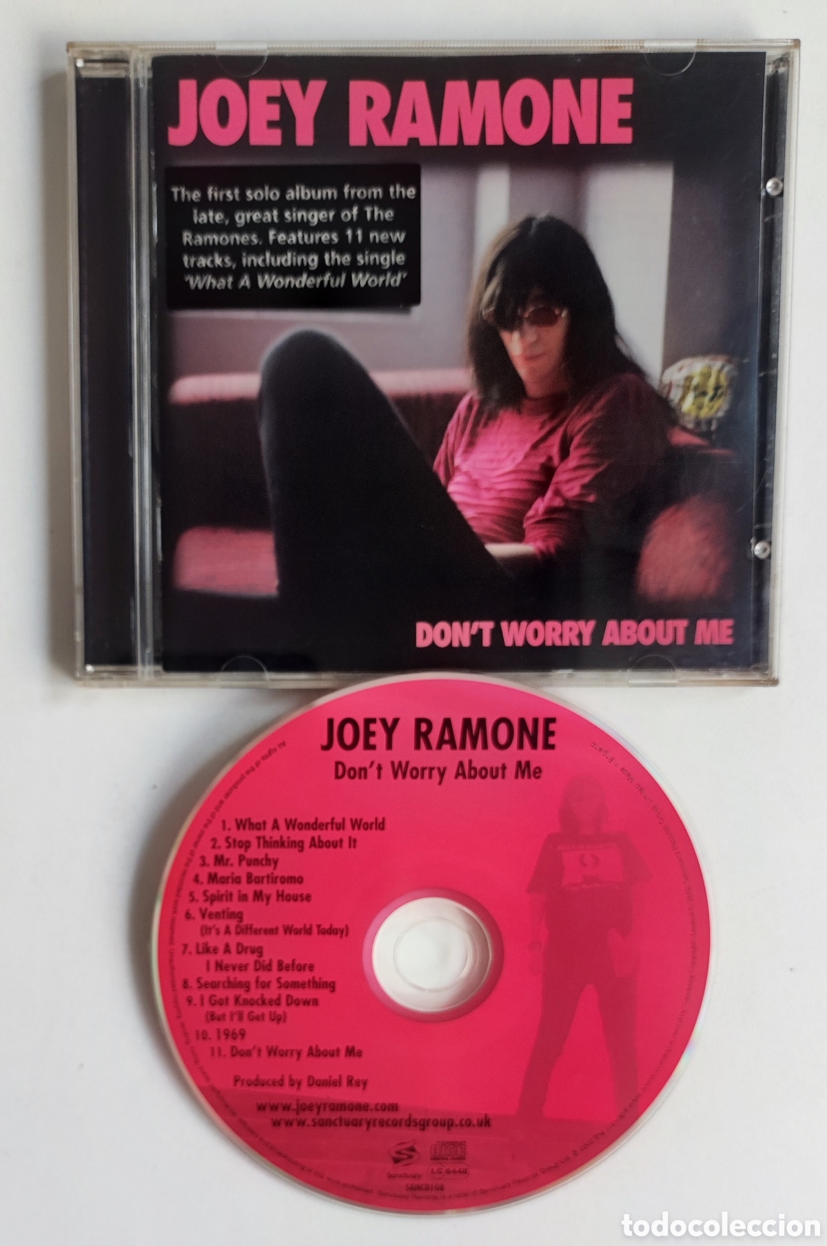 CDs de m&uacute;sica: JOEY RAMONE - DON'T WORRY ABOUT ME / CD 2002 SANCTUARY RECORDS
