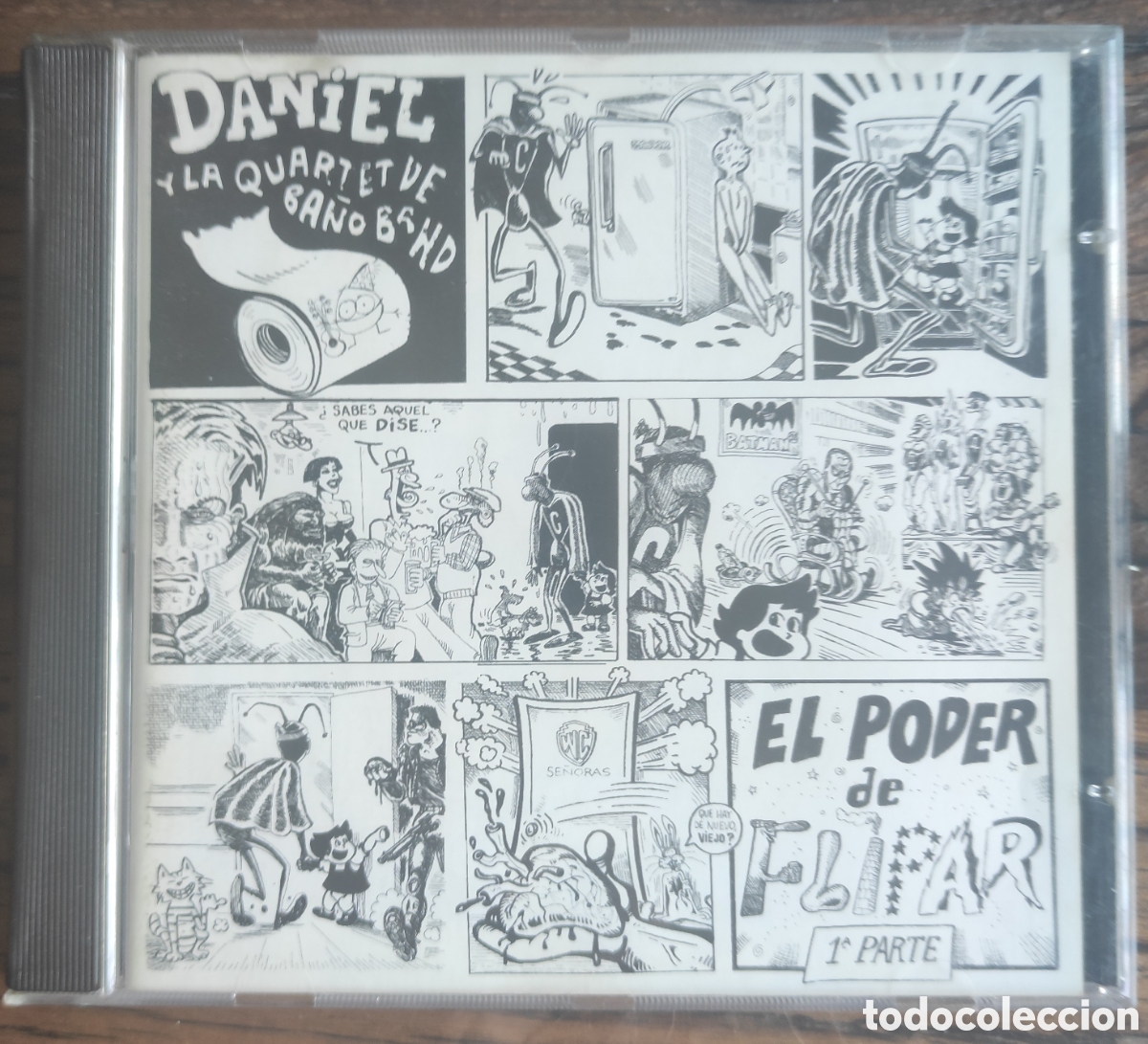 CDs de m&uacute;sica: ​CD Daniel y la Quartet de Ba&ntilde;o Band - El poder de flipar (1&ordf; parte)