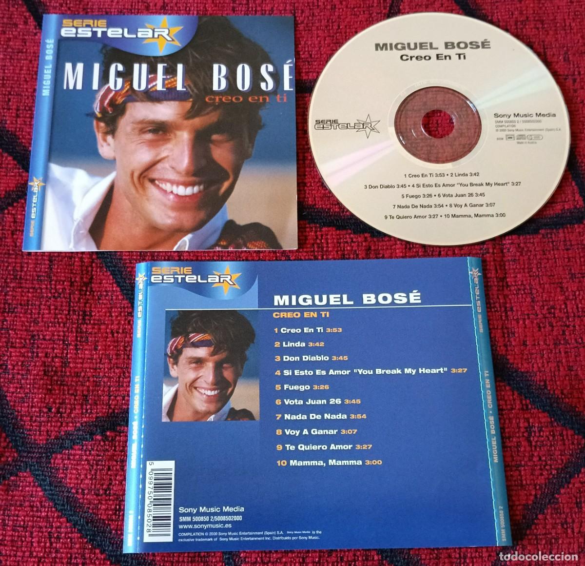 CDs de m&uacute;sica: MIGUEL BOSE ** Creo En Ti - Serie Estelar ** CD 2000