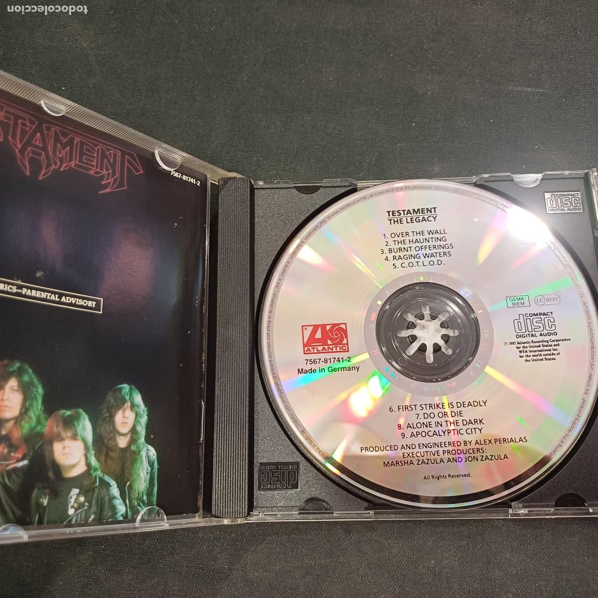 CDs de m&uacute;sica: TESTAMENT/THE LEGACY/CD METAL. - Foto 2