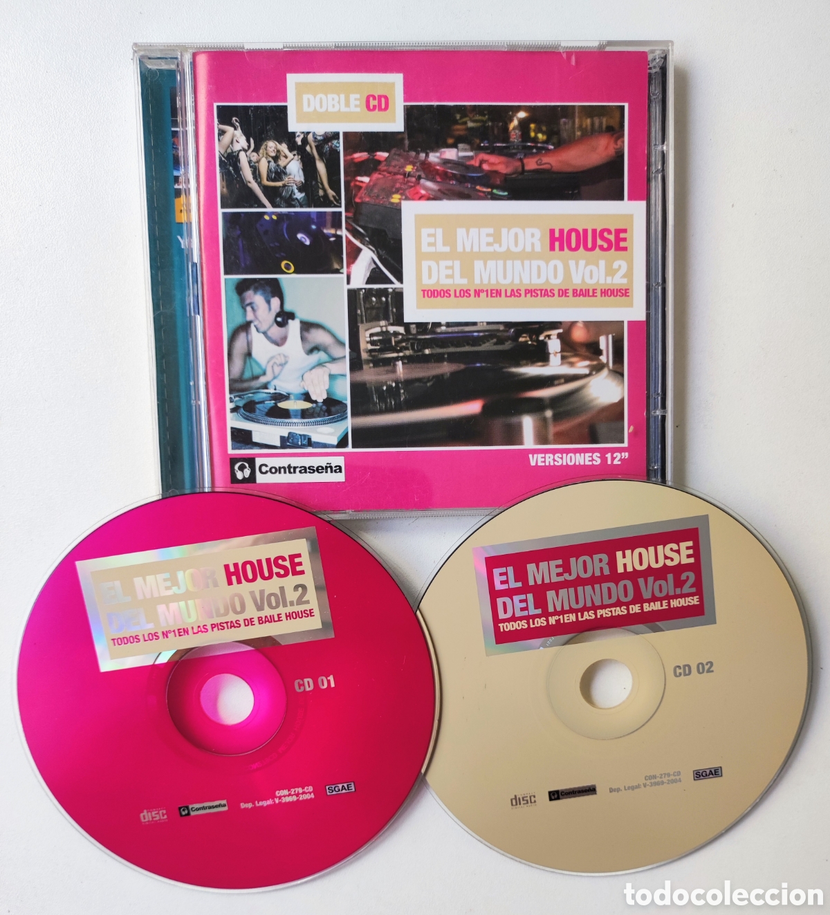 CDs de m&uacute;sica: DOBLE CD - EL MEJOR HOUSE DEL MUNDO VOL. 2 / DJ SQUAD, DR. KUCHO, GUS GUS, ETC