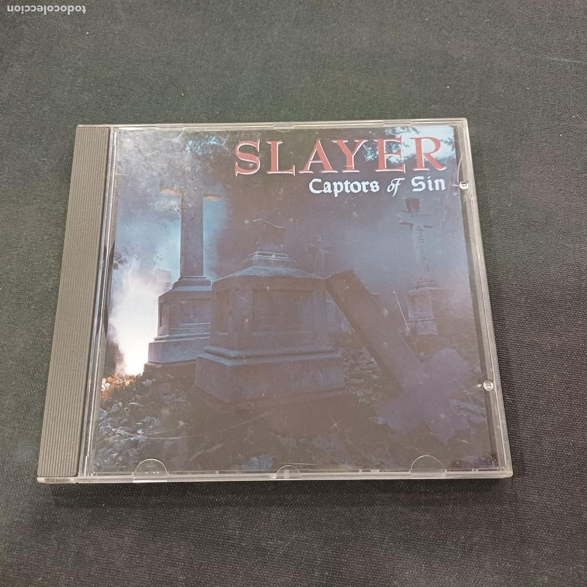 CDs de m&uacute;sica: SLAYER/CAPTORS OF SIN/LIVE/CD METAL.