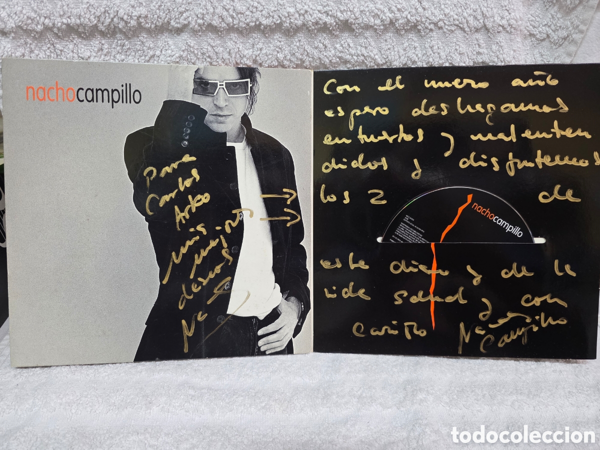 CDs de m&uacute;sica: NACHO CAMPILLO ( TAM TAM GO) GRAN DEDICATORIA PROMO