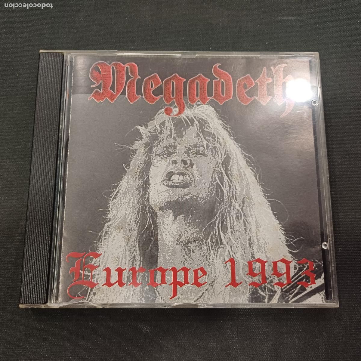 CDs de m&uacute;sica: MEGADETH/EUROPE 1993/LIVE/CD METAL.
