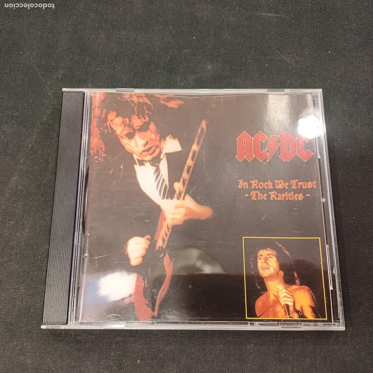 CDs de m&uacute;sica: AC/DC/IN ROCK WE TRUST/THE RARITIES/CD METAL.