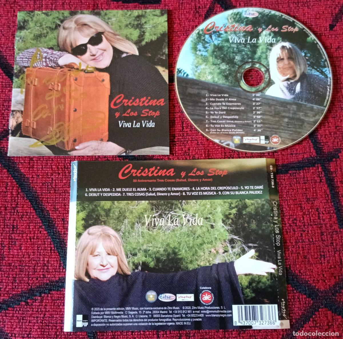 CDs de m&uacute;sica: CRISTINA Y LOS STOP ** Viva La Vida ** CD 2021