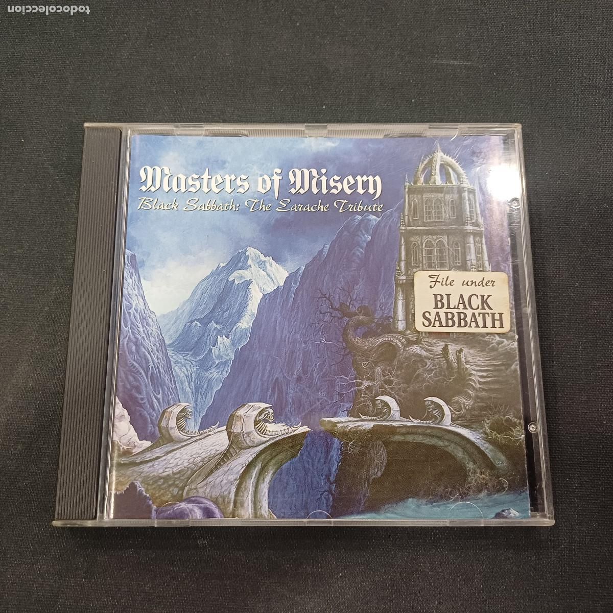 CDs de m&uacute;sica: MASTERS OF MISERN/BLACK SABBATH THE EARACHE TRIBUTE/CD METAL.