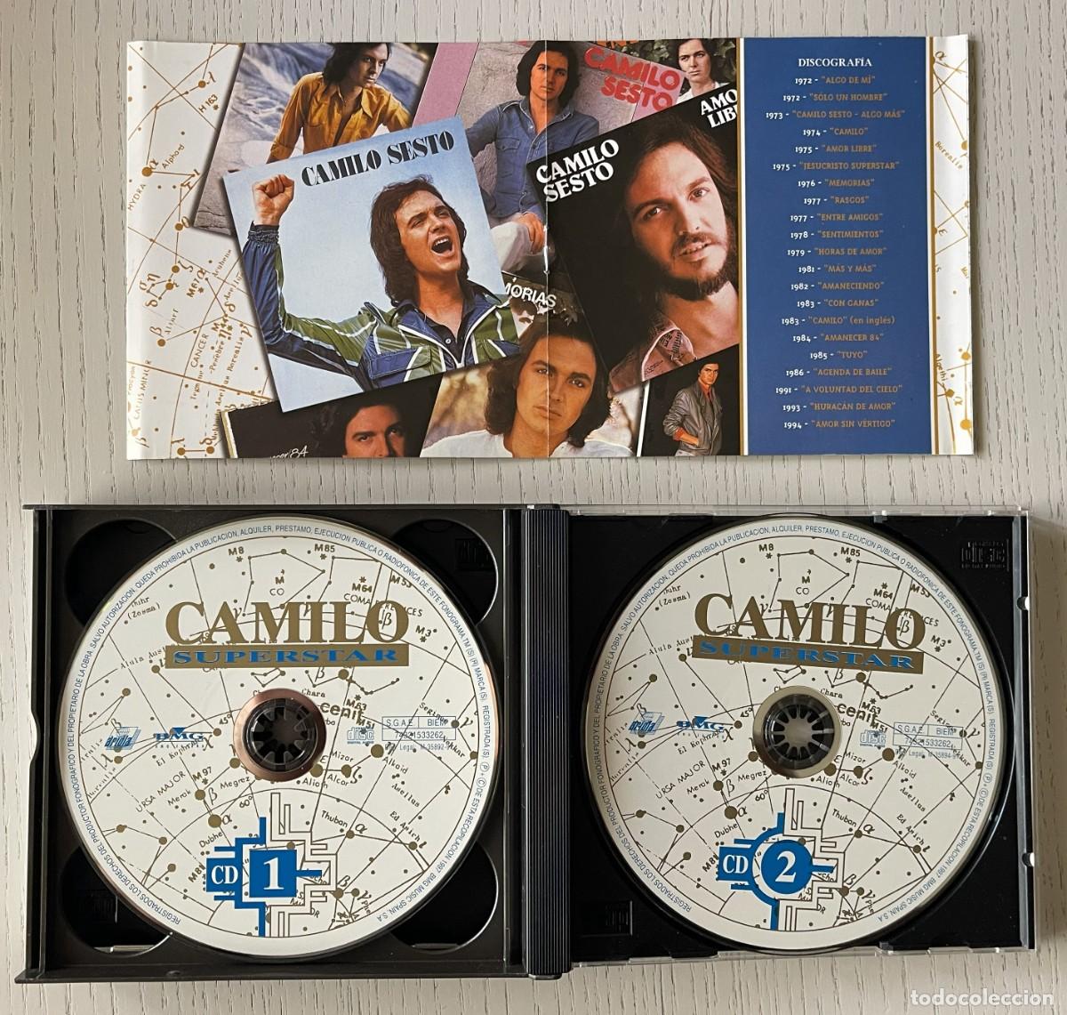 CDs de m&uacute;sica: CAMILO SESTO &ndash; SUPERSTAR &ndash; CD - 1997 - Foto 3