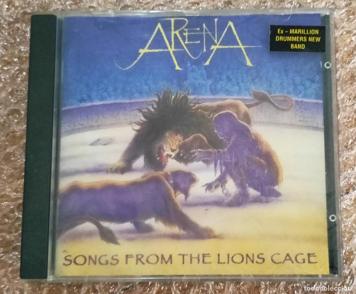 CDs de m&uacute;sica: Arena - Songs from the lions cage (1995) Banda de Mick Pointier ex bater&iacute;a de Marillion rock neoprog