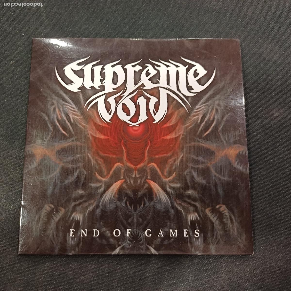 CDs de m&uacute;sica: SUPREME VOID/END OF GAMES/CD METAL DIGIPACK 5 TRACKS.