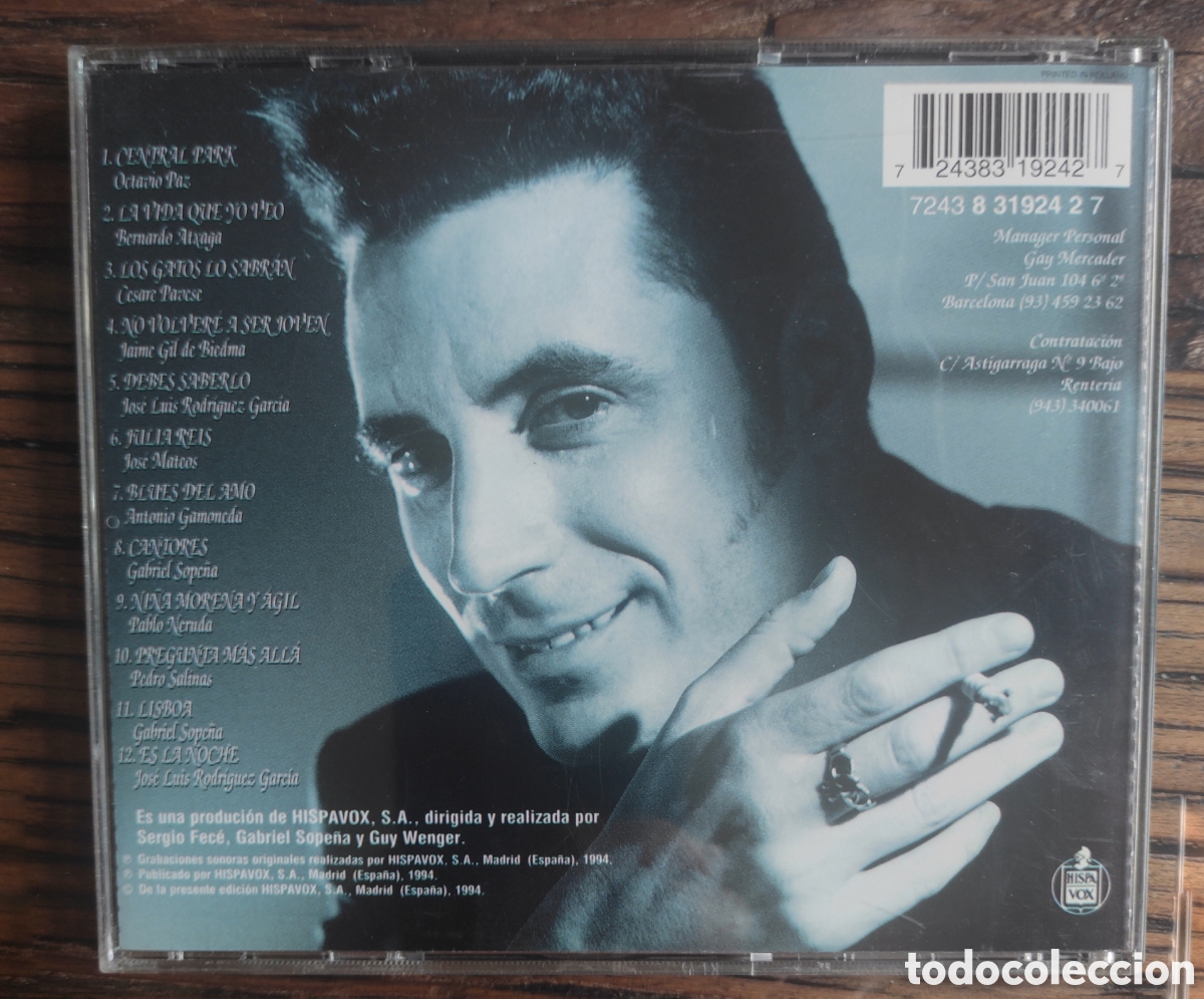 CDs de m&uacute;sica: ​CD Loquillo - La vida por delante (1994)