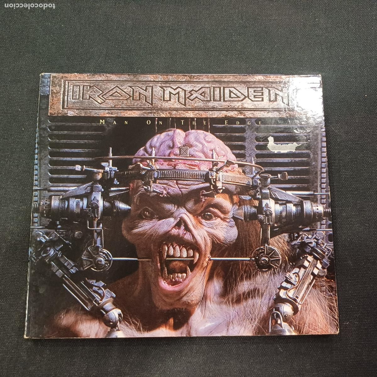 CDs de m&uacute;sica: IRON MAIDEN/MAN ON THE EDGE/CD METAL DIGIPACK 4 TRACKS.