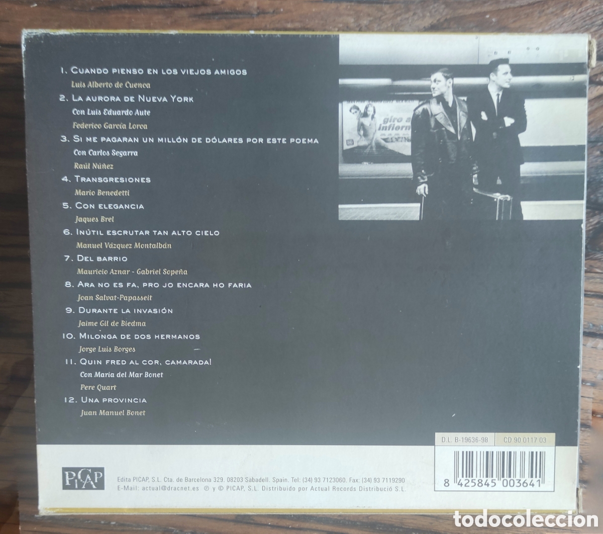 CDs de m&uacute;sica: ​CD Loquillo - Con elegancia (1998) - Foto 2