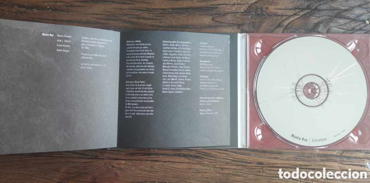 CDs de m&uacute;sica: ​CD Manta Ray - Estratexa (2003) - Foto 4