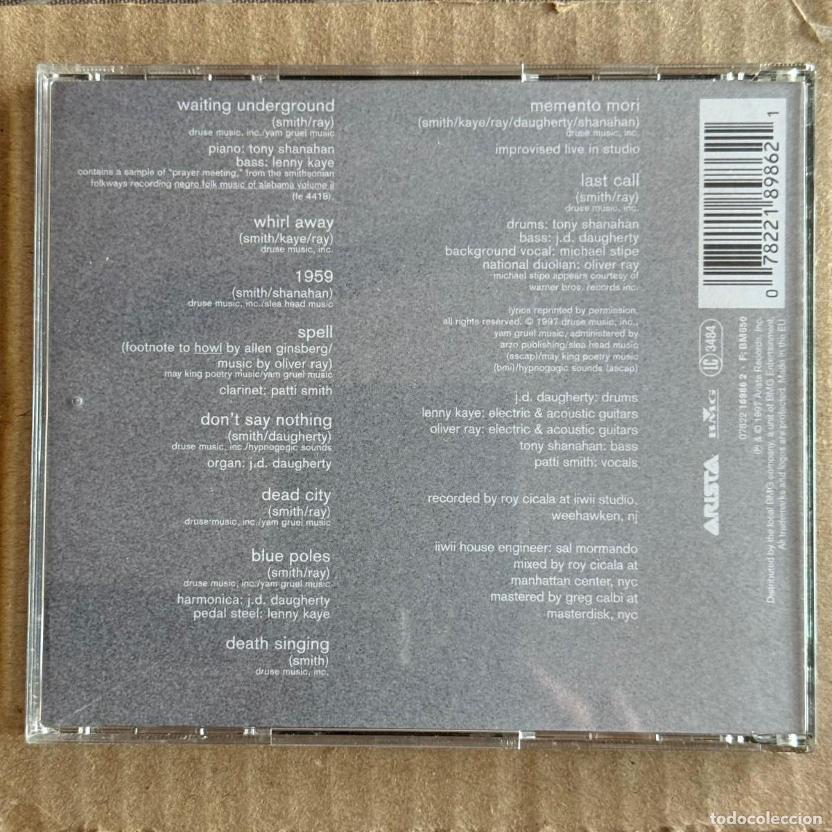 CDs de m&uacute;sica: Patti Smith &rdquo;Peace and Noise&rdquo; CD - Foto 2