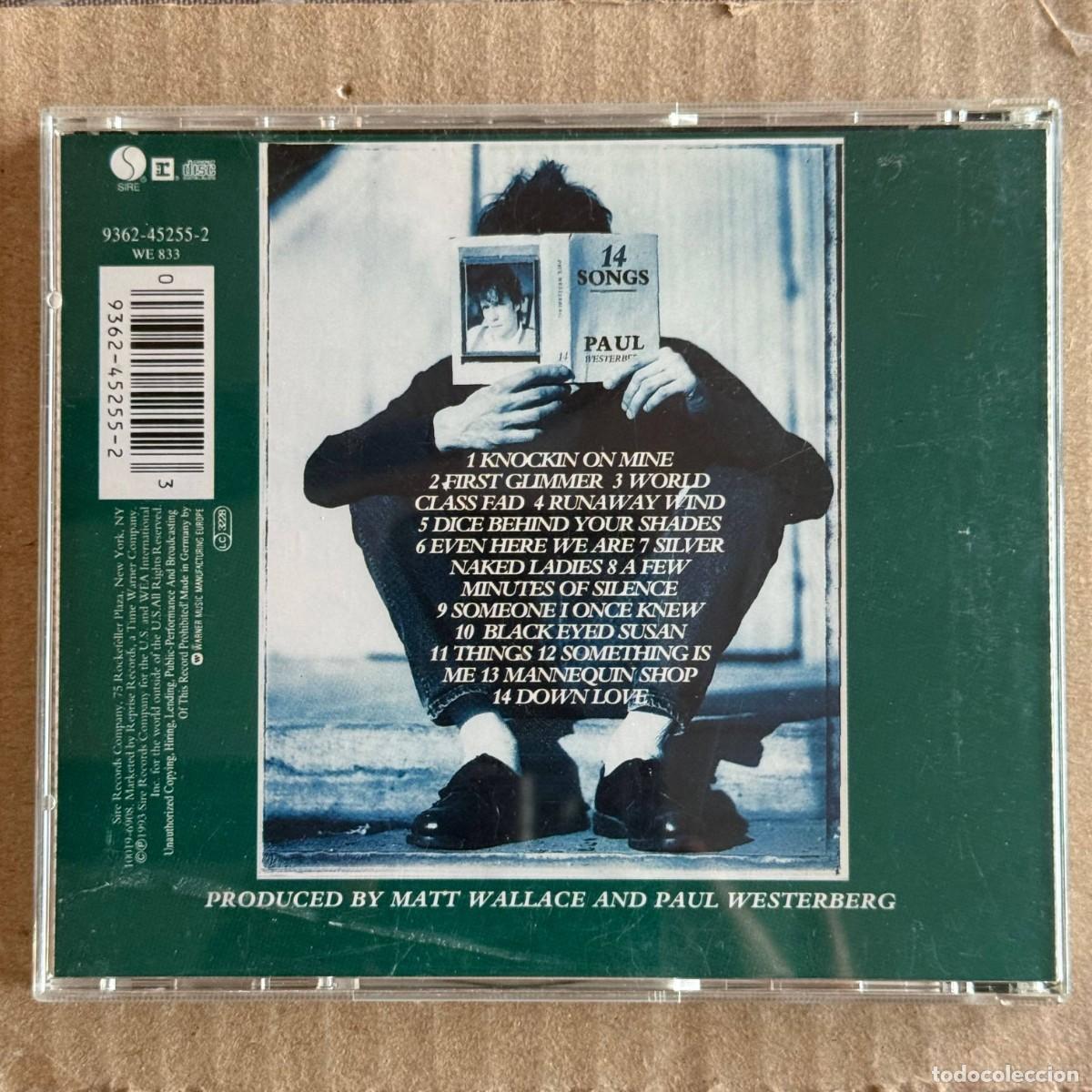 CDs de m&uacute;sica: Paul Westerberg &rdquo;14 Songs&rdquo; CD (Ex-Replacements) - Foto 2