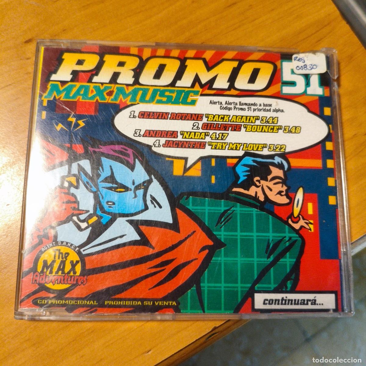 CDs de m&uacute;sica: Promo Max 51 (1997) Electr&oacute;nica House