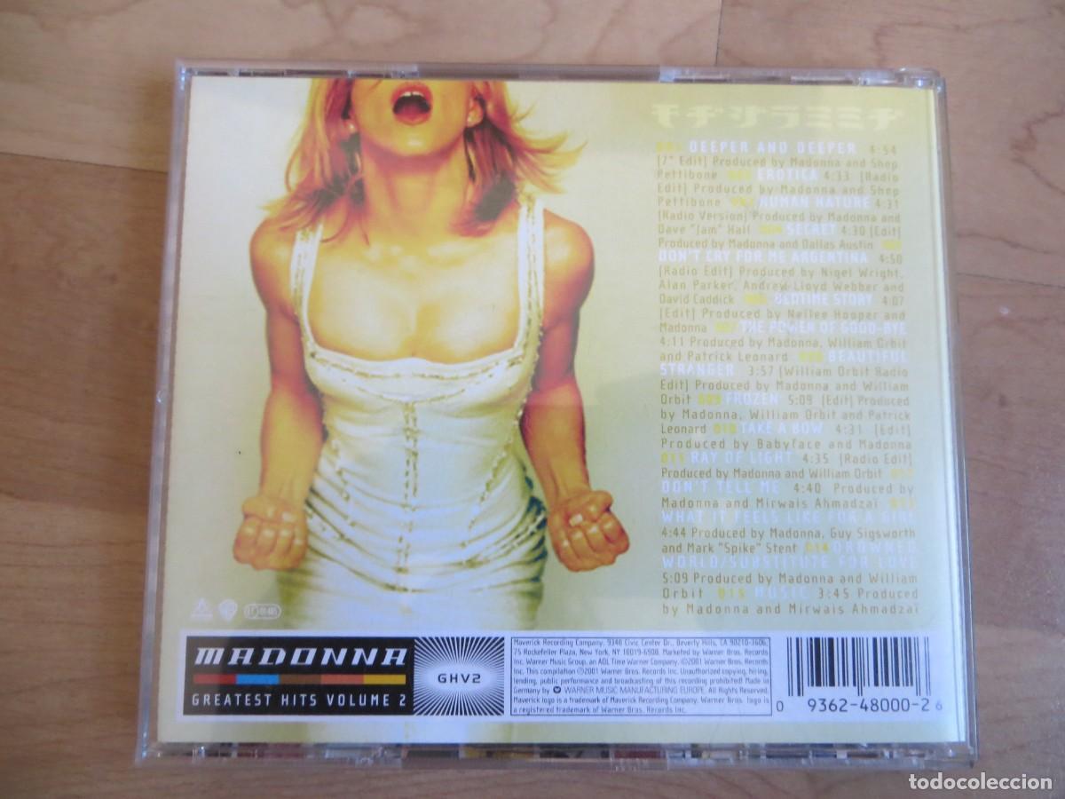 CDs de m&uacute;sica: Madonna - GHV2 (Greatest Hits Volume 2) (CD, Comp) - Foto 2