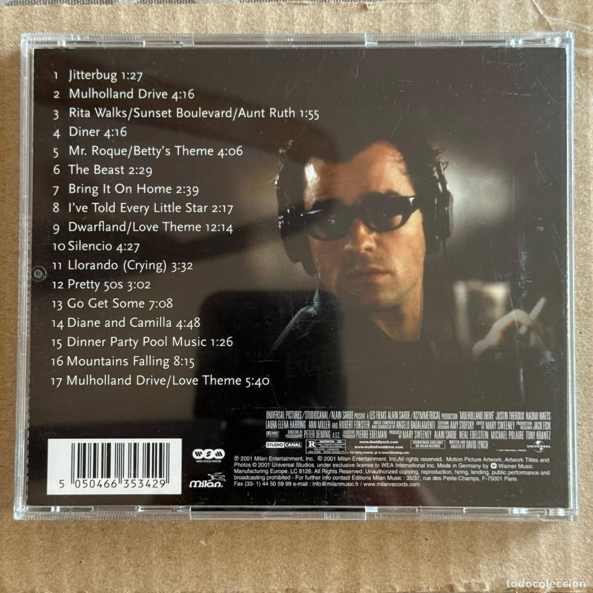 CDs de m&uacute;sica: VVAA &rdquo;David Lynch&acute;s Mullholland Drive&rdquo; - Foto 2
