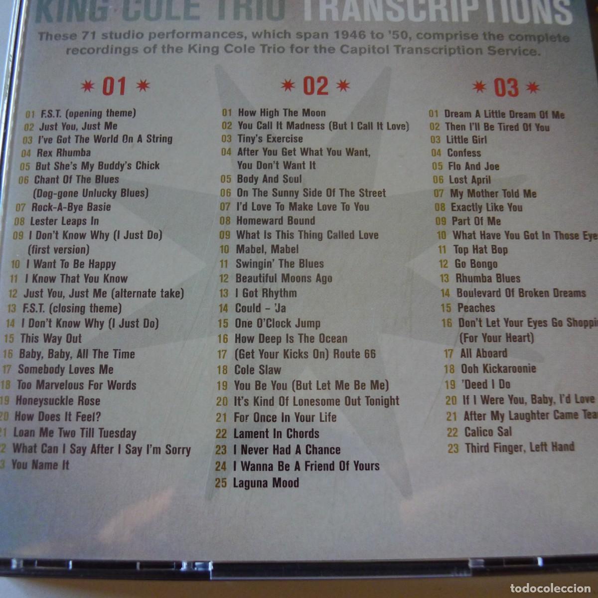 CDs de m&uacute;sica: King Cole Trio&ndash; Transcriptions 3CD BOX SET - Foto 2