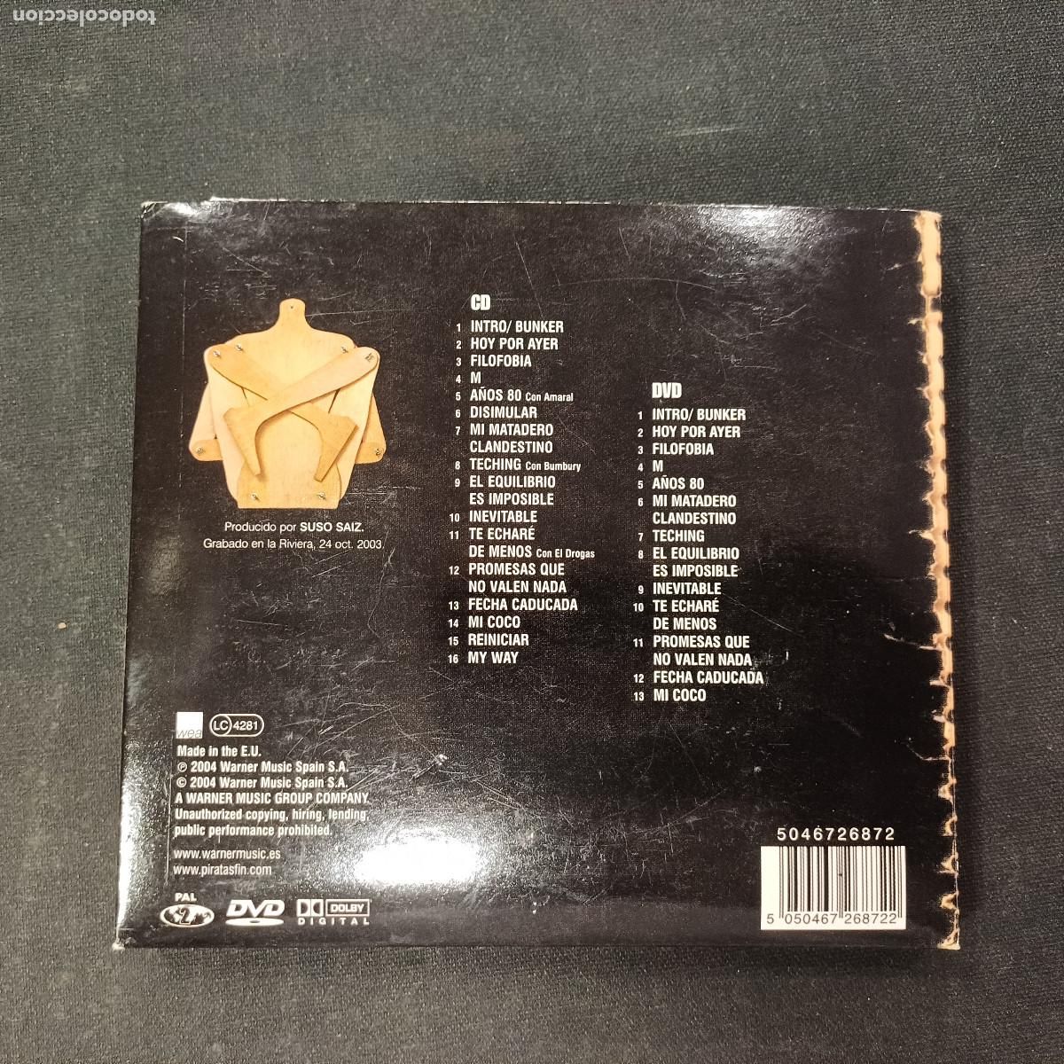 CDs de m&uacute;sica: PIRATAS/FIN DE LA 2&ordm; PARTE/CD+DVD DIGIPACK 2 DISCOS. - Foto 4