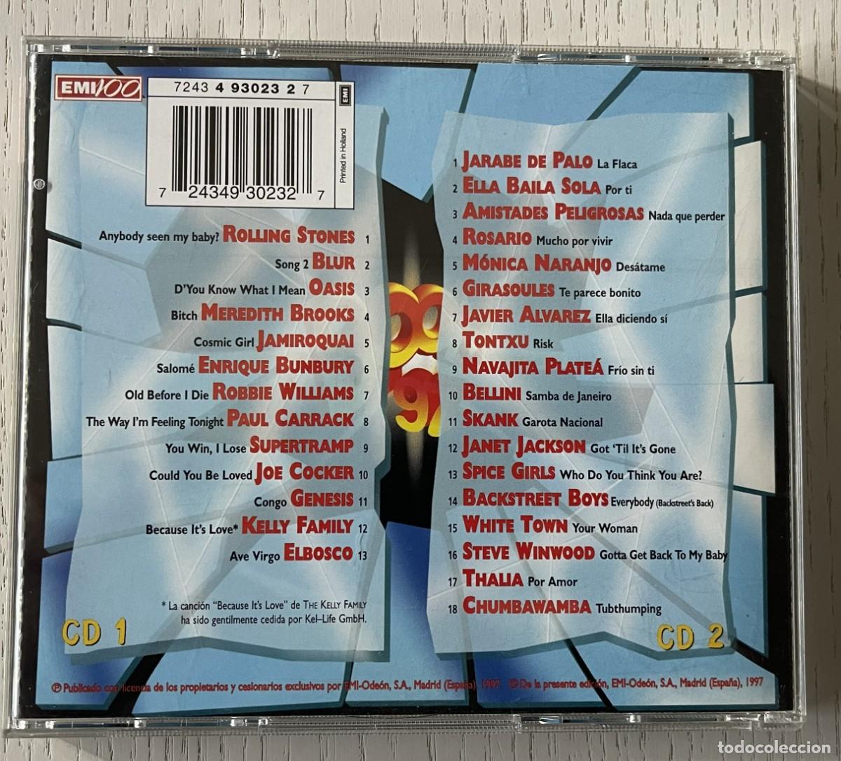 CDs de m&uacute;sica: BOOM 97 &ndash; VARIOS &ndash; CD &ndash; 1997 - Foto 2