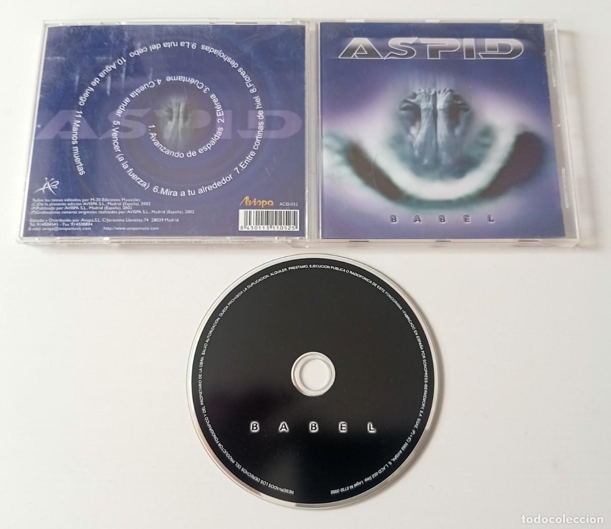 CDs de m&uacute;sica: CD ASPID - BABEL (2002) - Foto 2