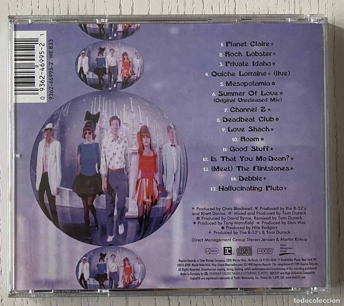 CDs de m&uacute;sica: B-52&rsquo;S &ndash; TIME CAPSULE SONGS FOR A FUTURE GENERATION &ndash; CD &ndash; 1998 - Foto 2