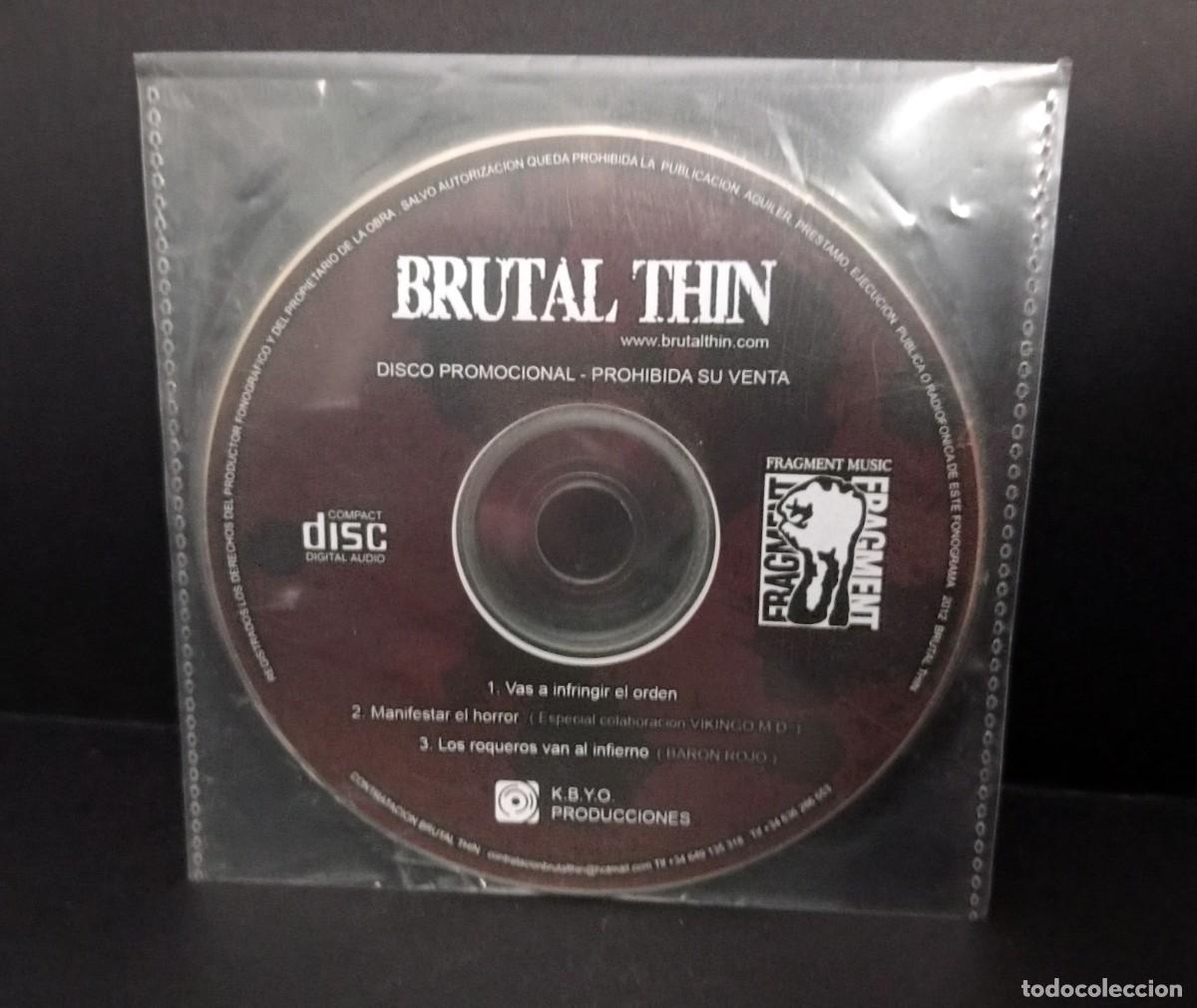 CDs de m&uacute;sica: CD BRUTAL THIN Disco promocional - Foto 1