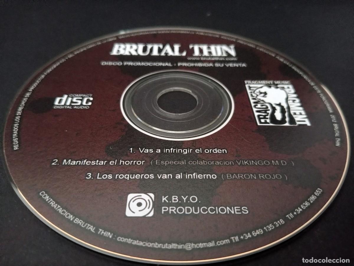 CDs de m&uacute;sica: CD BRUTAL THIN Disco promocional - Foto 2