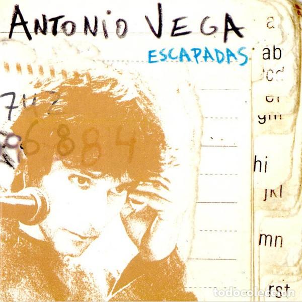 CDs de m&uacute;sica: ANTONIO VEGA &ndash; ESCAPADAS CD 2007 TEMAS INEDITOS Y DUETOS CON AMARAL ELEFANTES, KETAMA...