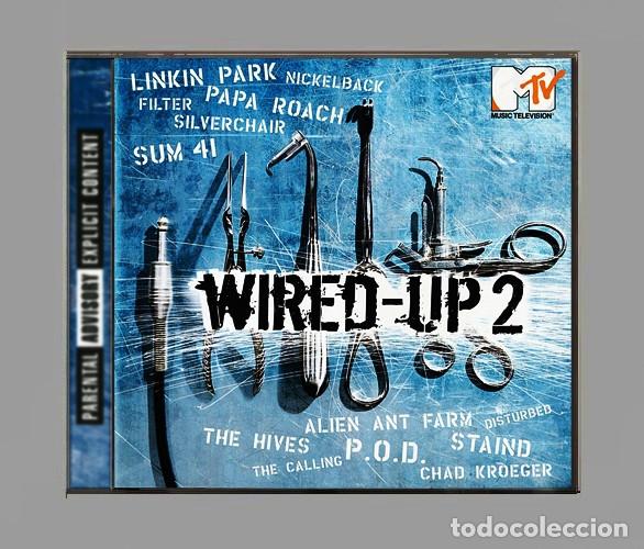 CDs de m&uacute;sica: G567 - WIRED-UP2. LINKIN PARK. PAPA ROACH. SUM 41. NICKELBACK. SILVERCHAIR. MTV. RECOPILATORIO. CD.