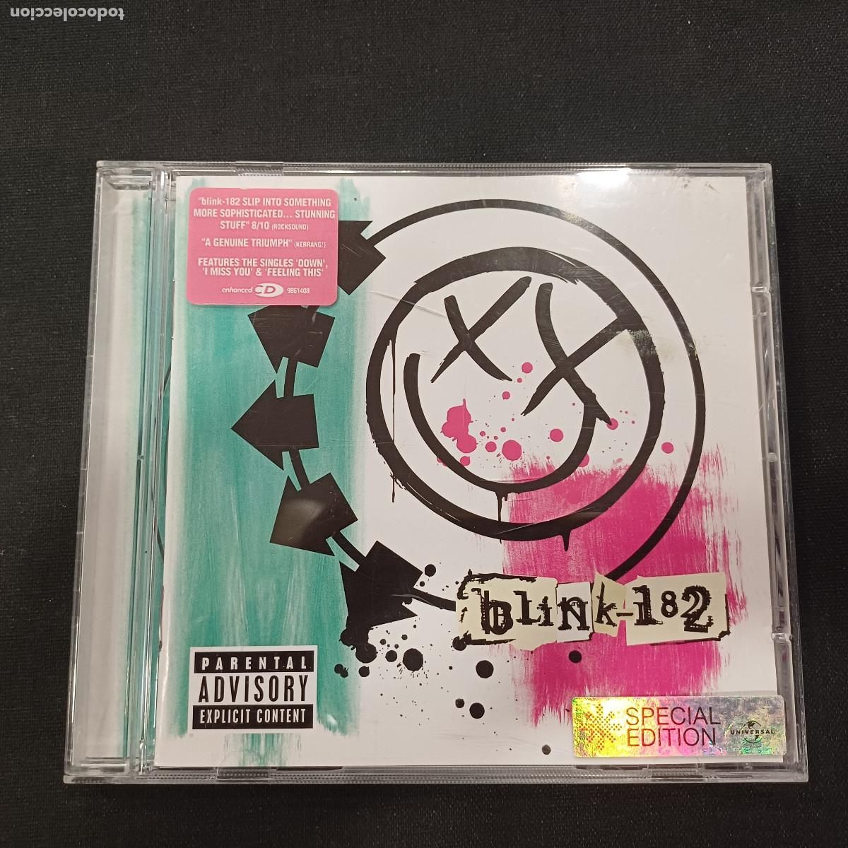 CDs de m&uacute;sica: BLINK 182/SPECIAL EDITION/CD PUNK.