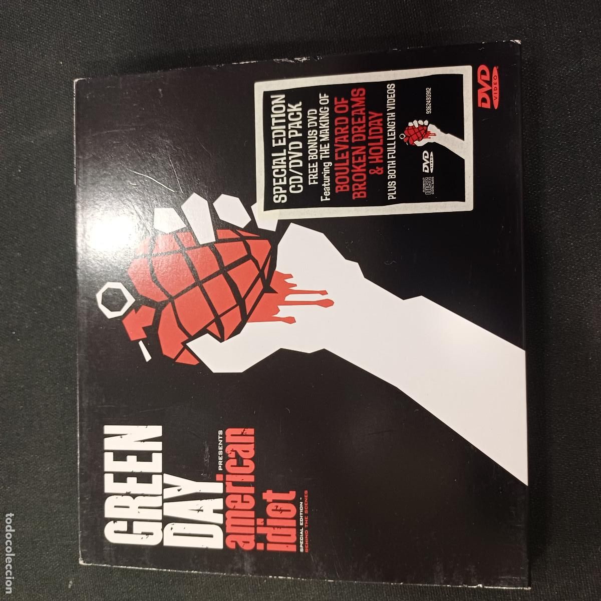 CDs de m&uacute;sica: GREEN DAY/AMERICAN IDIOT/CD+DVD PUNK 2 DISCOS.