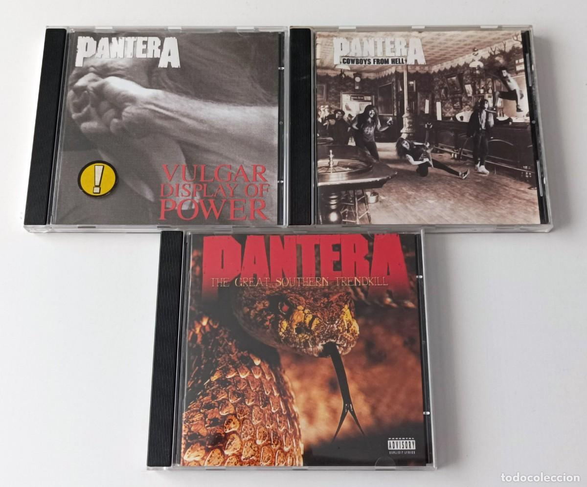 Music CDs: PANTERA 3 CDS: COWBOYS FROM HELL+VULGAR DISPLAY OF POWER+ THE GREAT SOUTHERN TRENDKILL