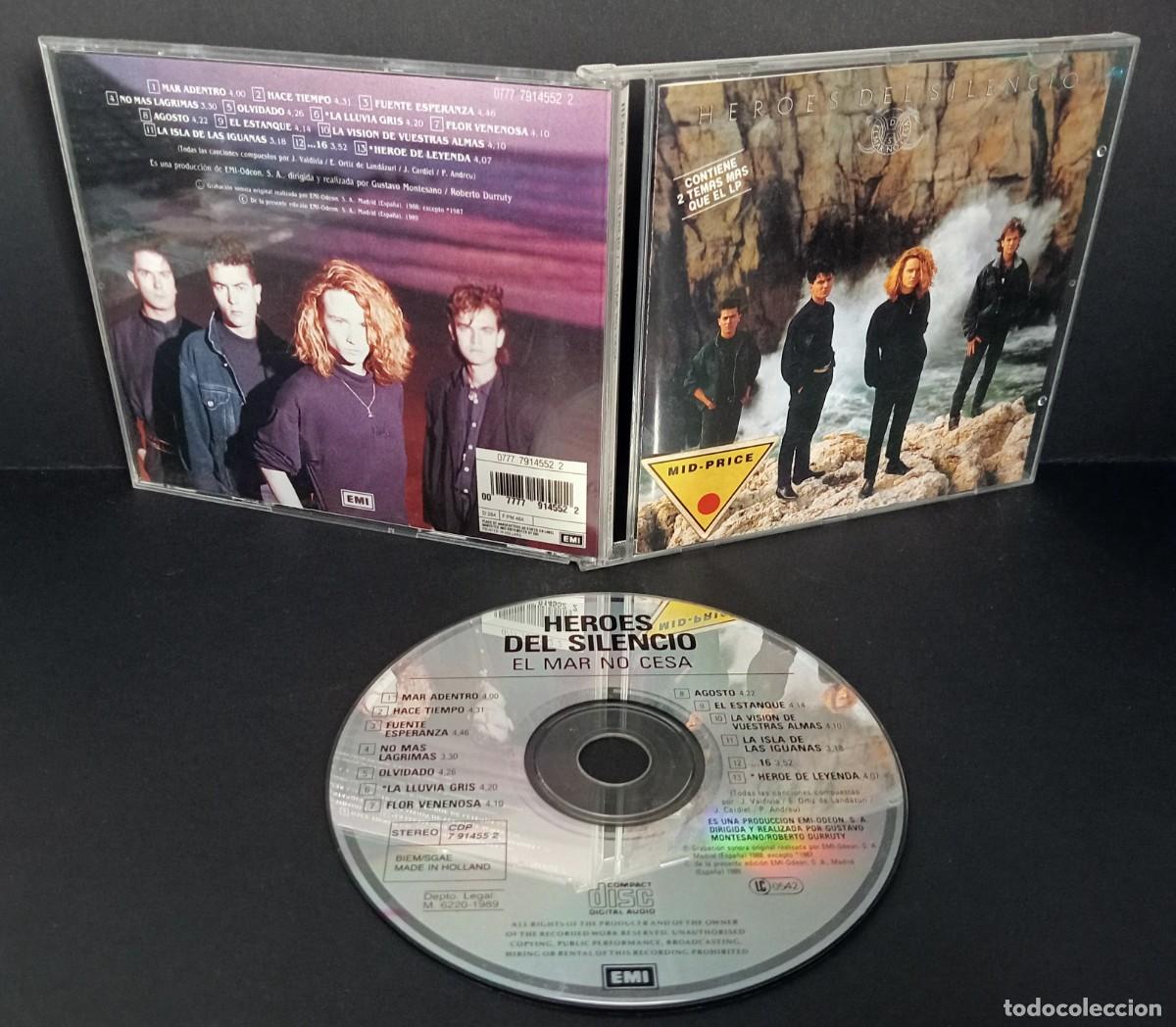 CDs de m&uacute;sica: H&Eacute;ROES DEL SILENCIO: LOTE DE 3 CDS - Foto 3