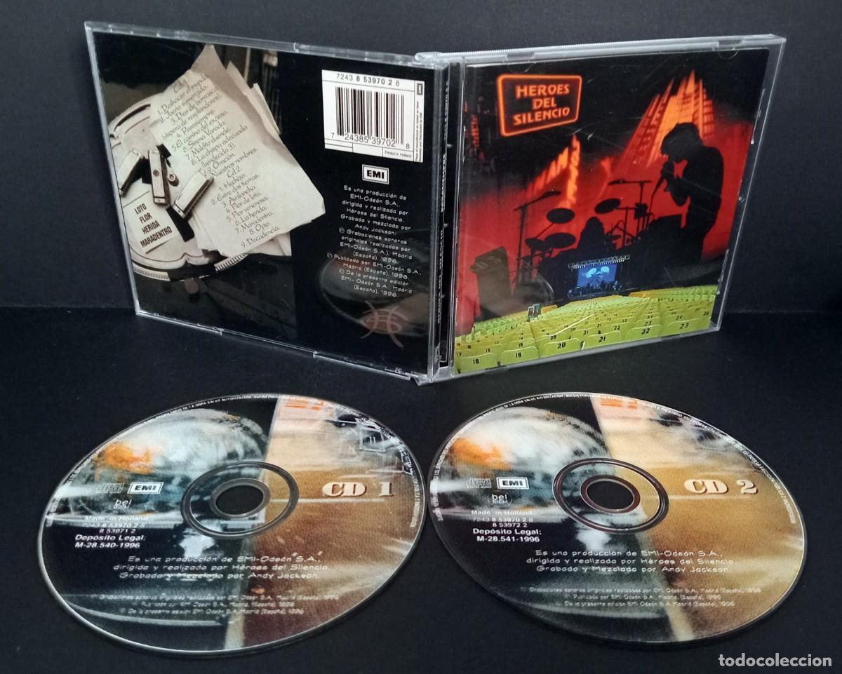 CDs de m&uacute;sica: H&Eacute;ROES DEL SILENCIO: LOTE DE 3 CDS - Foto 4