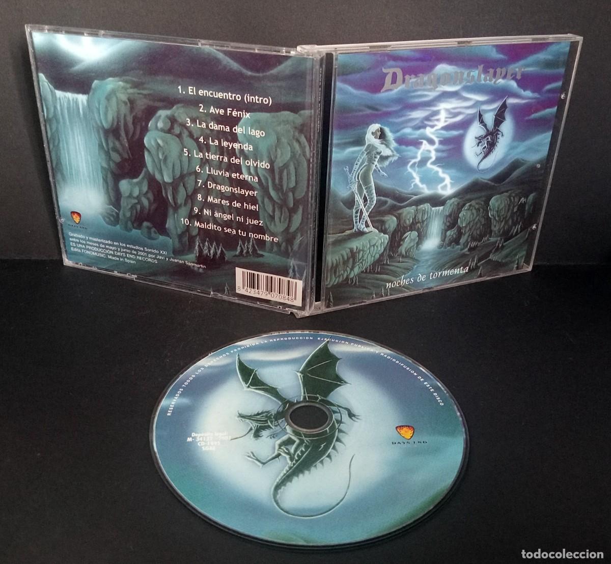 CDs de m&uacute;sica: CD DRAGONSLAYER - NOCHES DE TORMENTA - Foto 1
