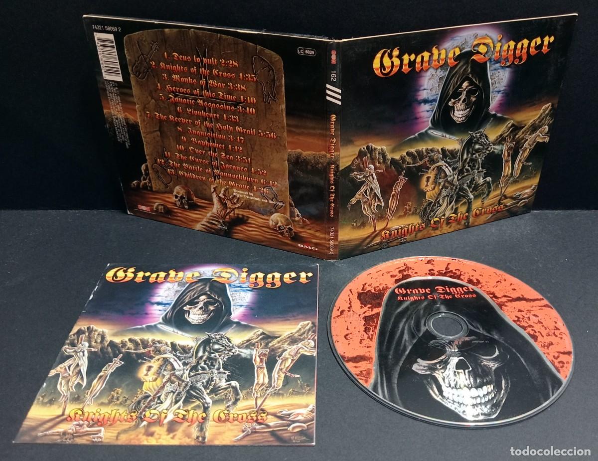 Music CDs: CD GRAVE DIGGER - KNIGHTS OF THE CROSS