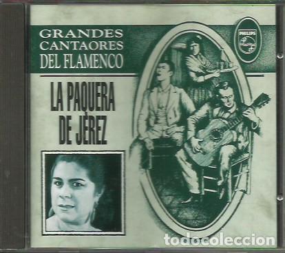 CDs de m&uacute;sica: Grandes cantaores del flamenco CD / La Paquera de Jerez.