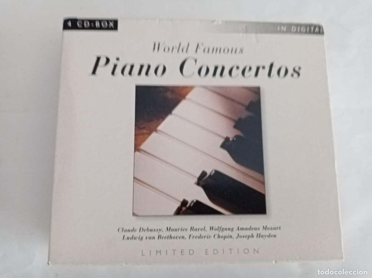 CDs de m&uacute;sica: ESTUCHE WORLD FAMOUS PIANO CONCERTOS ( 4 CD )