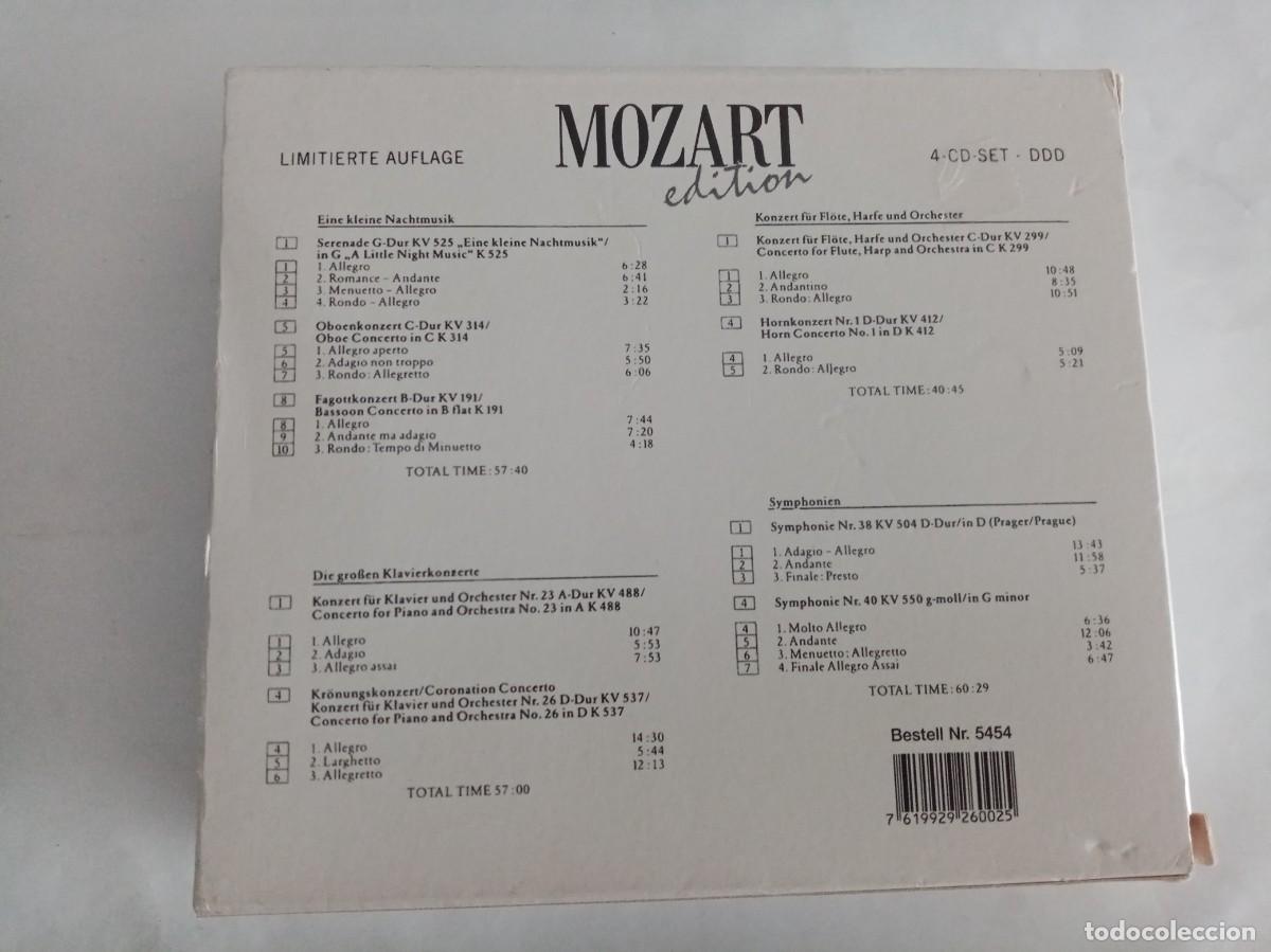 CDs de m&uacute;sica: MOZART EDITION , LIMITIERTE AUFLAGE ( 4 CD ) - Foto 2