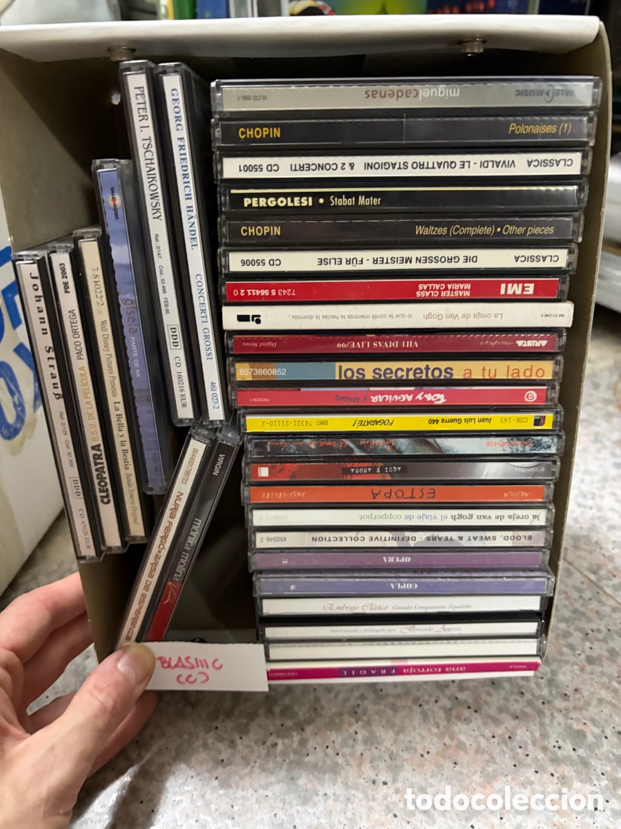 CDs de m&uacute;sica: Blas111C (C) lote de cds m&uacute;sica originales la oreja de van Gogh, cl&aacute;sica, estopa, &hellip;