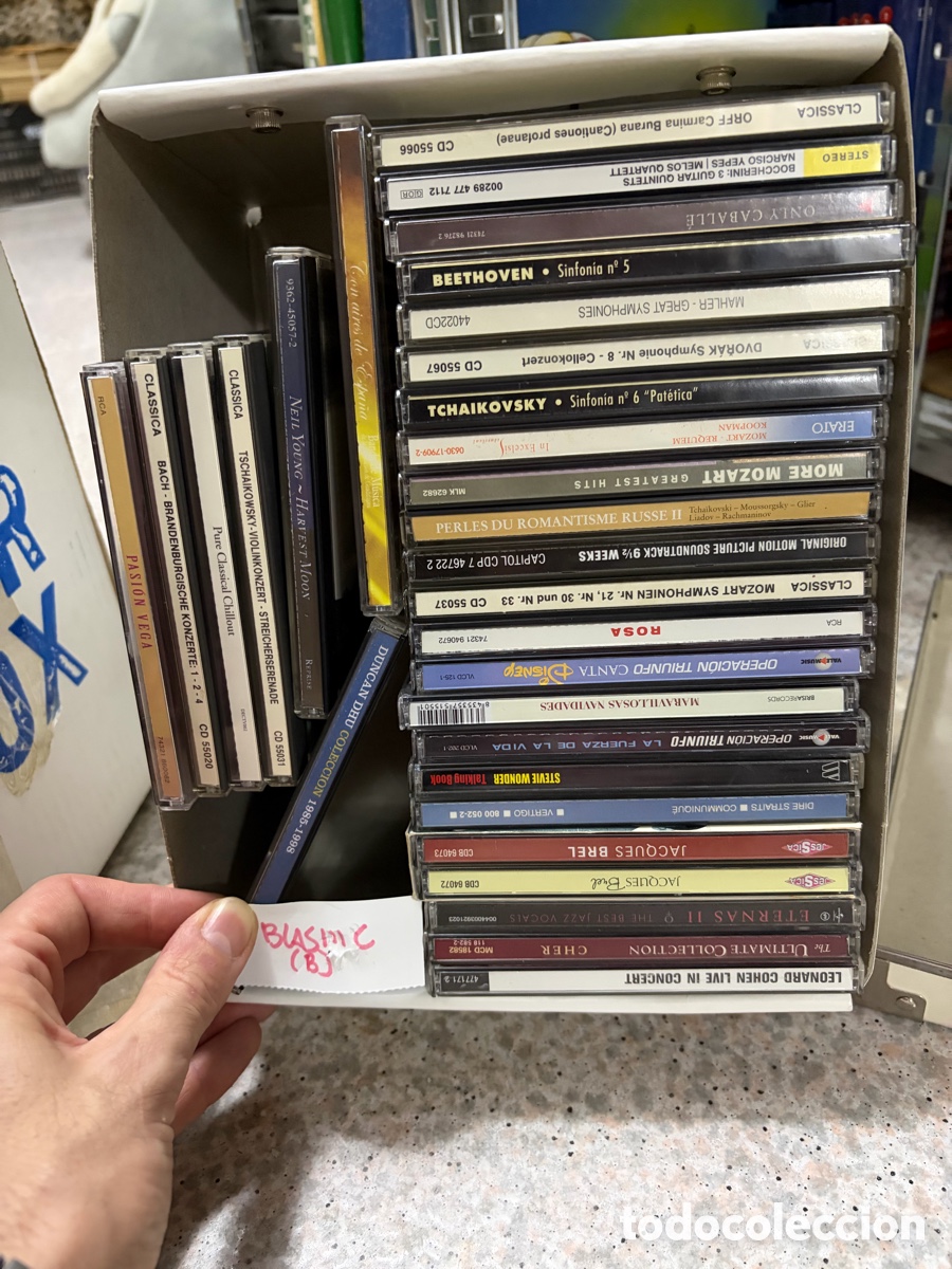CDs de m&uacute;sica: Blas111C (B) lote de 30 cds m&uacute;sica original Jacques Brel Neil young Cl&aacute;sica Stevie Wonder